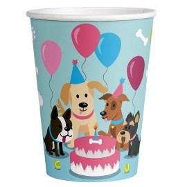 8 Vasos Perros 266 ml