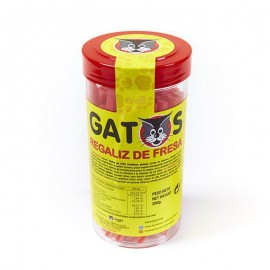 Regaliz Gatos Fresa Regaliz el Gato Tarro 180 gr