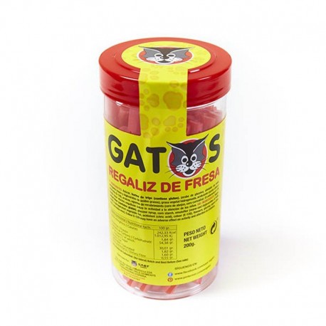 Regaliz Gatos Fresa Regaliz el Gato Tarro 180 gr