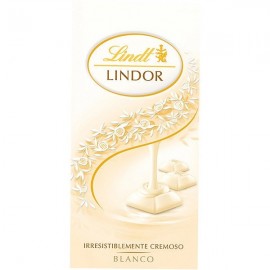 Tableta Lindor Chocolate Blanco Lindt 100 gr Tableta Lindor Chocolate Blanco Lindt 100 gr