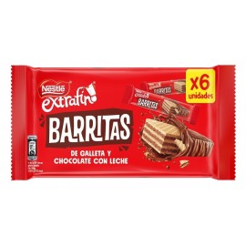 Barritas de Galleta Nestlé Extrafino Nestlé 6 Barritas 18 gr Barritas de Galleta Nestlé Extrafino Nestlé 6 Barritas 18 gr