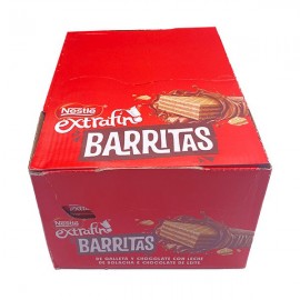 Barritas Wafer Nestlé Extrafino Nestlé 30 Paquetes de 34 gr