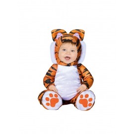 Disfraz de Tigre con Huellas para Bebé Disfraz de Tigre con Huellas para Bebé