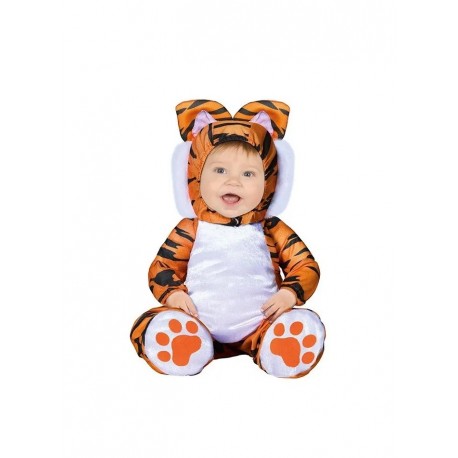 Disfraz de Tigre con Huellas para Bebé