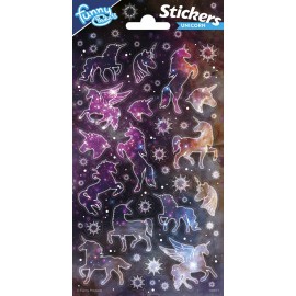 Pegatinas Brillantes Unicorn 102 x 200 mm Pegatinas Brillantes Unicorn 102 x 200 mm