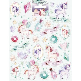 Pegatinas Unicornio Grandes 156 x 200 mm Pegatinas Unicornio Grandes 156 x 200 mm