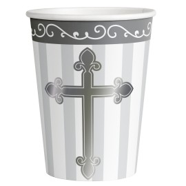 8 Vasos Cruz Plata 8 Vasos Cruz Plata