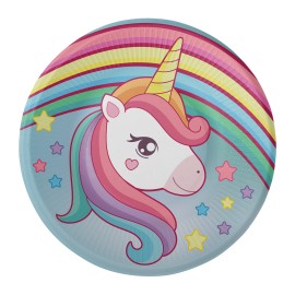 Platos Desechables Unicornio Magico Platos Desechables Unicornio Magico