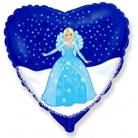 Globo Elsa Corazón Globo Elsa Corazón