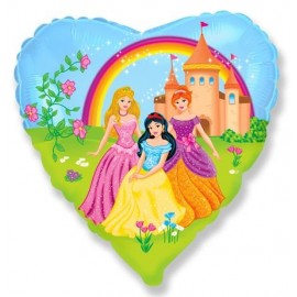 Globo Princesas Corazón Globo Princesas Corazón