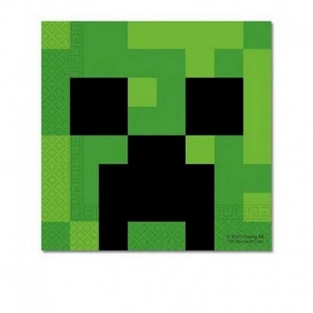 Servilletas TNT Minecraft