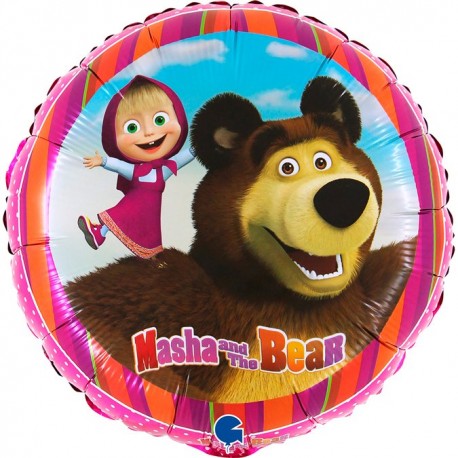 Globo Masha Y El Oso de Helio