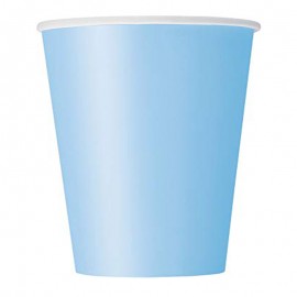 8 Vasos Azul Claro 200 ml
