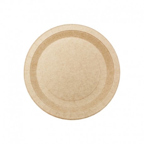 8 Platos Kraft 18 cm