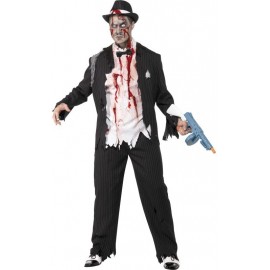 Disfraz de Gangster Zombie para Hombre