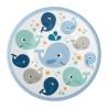 8 Platos Ballenitas 23 cm