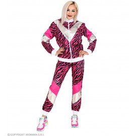 Disfraz de Traje De Concha De Tigre Rosa De Los 80 Disfraz de Traje De Concha De Tigre Rosa De Los 80