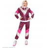 Disfraz de Traje De Concha De Tigre Rosa De Los 80