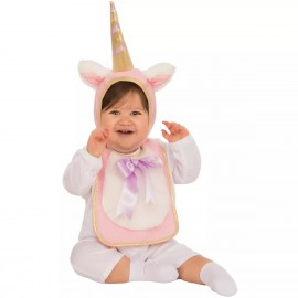 Disfraz Babero con Sombrero Unicornio Infantil