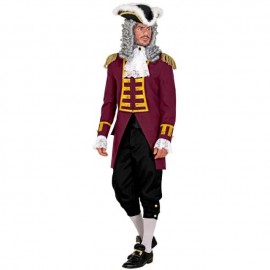 Disfraz de Tailcoat Burgundy Desfile Para Hombre