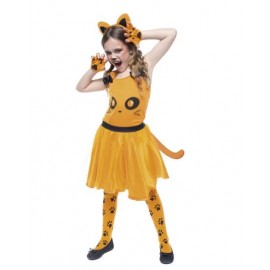 Disfraz Gatita Naranja Infantil
