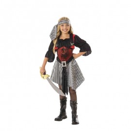 Disfraz Piratesa Escarlata Infantil