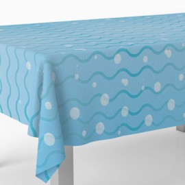 MANTEL PLASTICO 274 x 137 CM WATER TABLECOVERS MANTEL PLASTICO 274 x 137 CM WATER TABLECOVERS