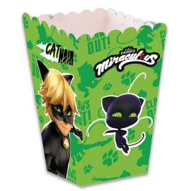 Caja Cat Noir para Palomitas Caja Cat Noir para Palomitas