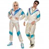 Disfraz de Traje Holographic Shell De Los 80