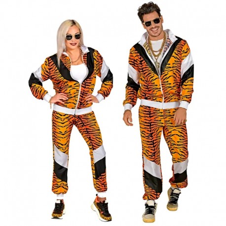 Disfraz de Traje De Tigre Shell De Los 80