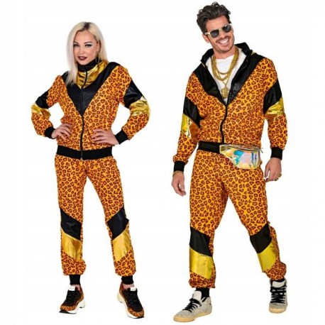 Disfraz de Traje De Shop Leopardo De Los 80