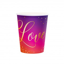 6 Vasos LOVE 220 ml 6 Vasos LOVE 220 ml