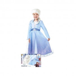 Disfraz de Elsa Frozen 2 con Peluca Disfraz de Elsa Frozen 2 con Peluca