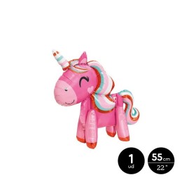 Globo Unicornio 3D 55 cm Globo Unicornio 3D 55 cm