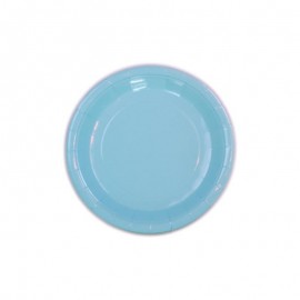 8 Platos Celeste 23 cm