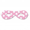 6 Antifaces Lunares Rosa Claro