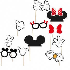 11 Accesorios Photocall Mickey y Minnie 11 Accesorios Photocall Mickey y Minnie