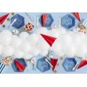 6 Platos Happy Birthday Azul 20 cm