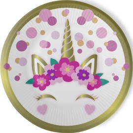 Platos Unicornio Baby