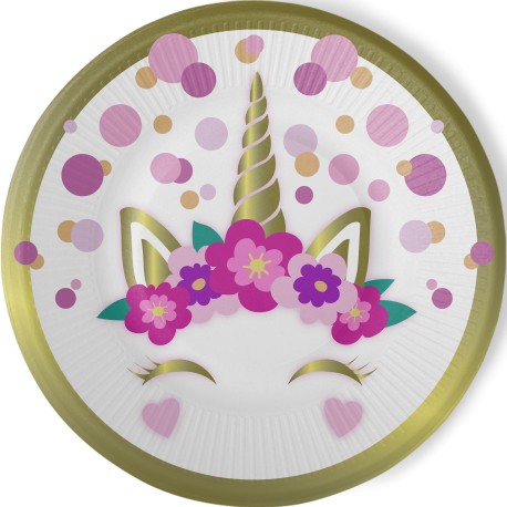 Platos Unicornio Baby