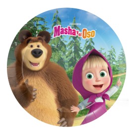 Platos Desechables Masha y el Oso