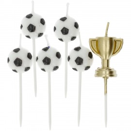 Velas Fútbol con Copa