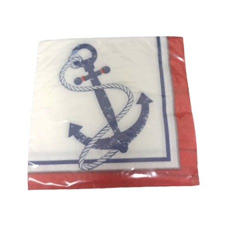16 Servilletas Marineras 25 cm