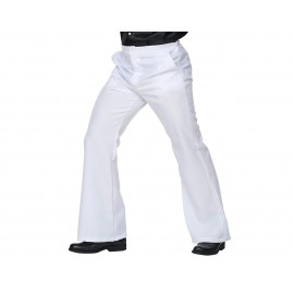 Pantalones Hombre Años 70 Blanco Pantalones Hombre Años 70 Blanco