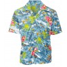 Camisa Hawaiana Azul