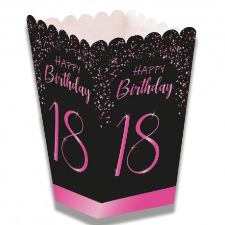 Caja Palomitas Elegant Pink 18 Años
