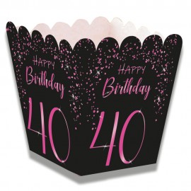 Caja de Chuches Elegant Pink 40 Años Caja de Chuches Elegant Pink 40 Años