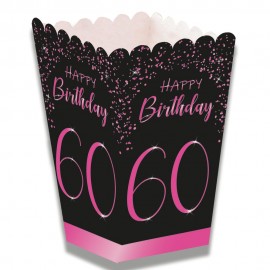Caja Palomitas Elegant Pink 60 Años Caja Palomitas Elegant Pink 60 Años