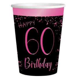 Vasos Elegant Pink 60 Años Vasos Elegant Pink 60 Años