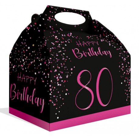 Caja Elegant Pink 80 Años